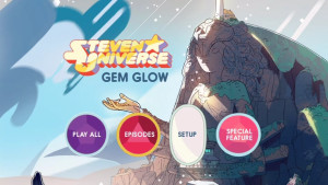 The title menu for Gem Glow.